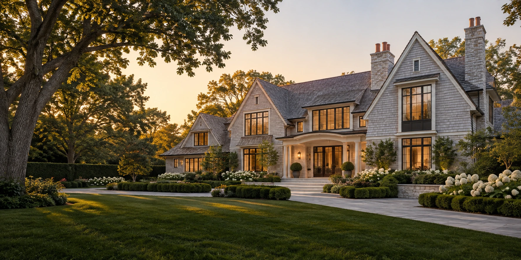 Illustrative AI-created residential architecture